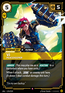 Vi, Peacekeeper (V.1 - Rare)