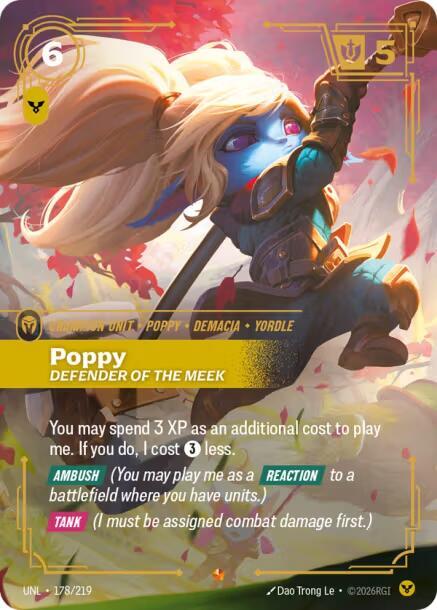 Poppy, Defender of the Meek (V.1 - Epic) - Unleashed (Epic) [UNL-178]