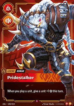 Rengar, Pridestalker (V.1 - Rare)