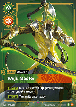 Master Yi, Wuju Master (V.1 - Rare)