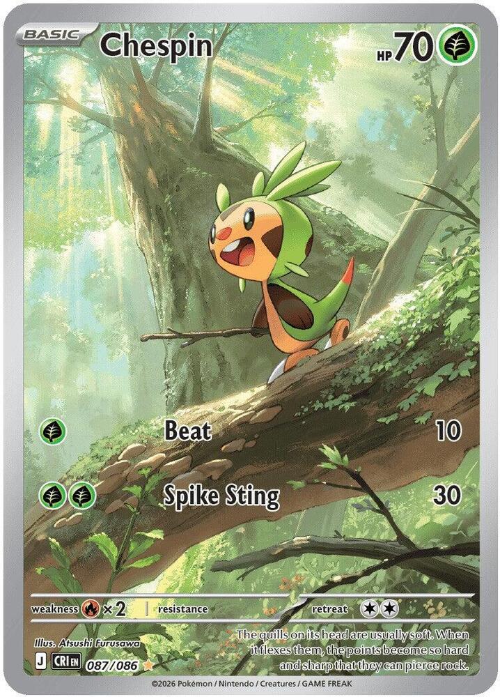 Chespin - Chaos Rising (Illustration Rare) [CRI-087]