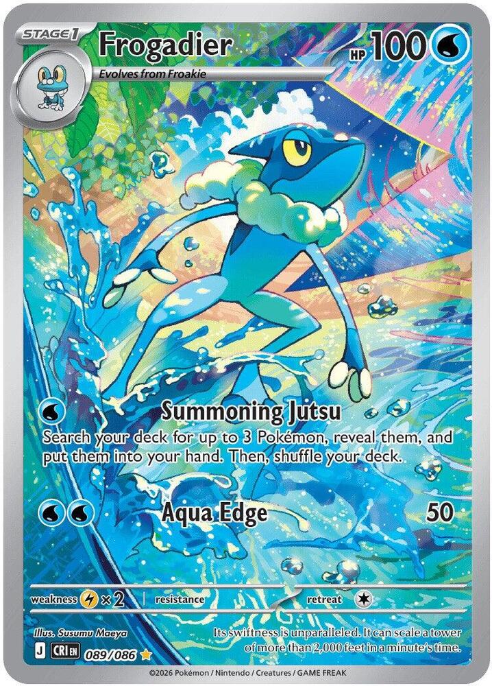 Frogadier - Chaos Rising (Illustration Rare) [CRI-089]