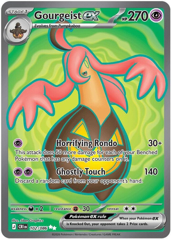 Gourgeist ex - Chaos Rising (Ultra Rare) [CRI-102]