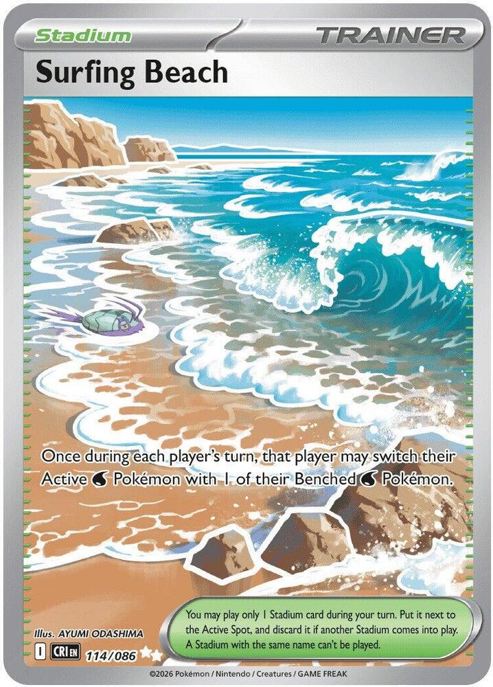 Surfing Beach - Chaos Rising (Ultra Rare) [CRI-114]