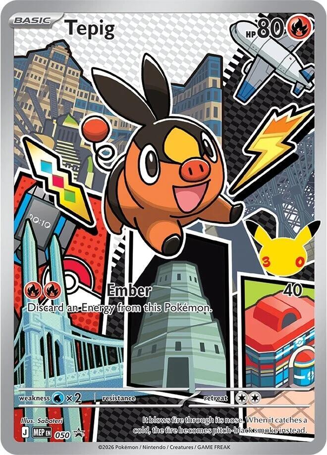 Tepig - MEP Black Star Promos (Promo) [MEP-050]