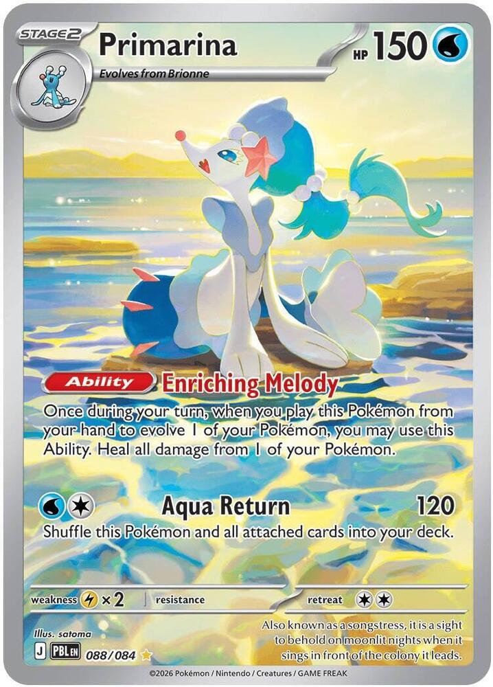 Primarina - Pitch Black (Illustration Rare) [PBL-088]