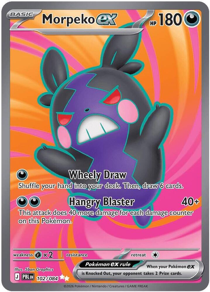 Morpeko ex - Pitch Black (Ultra Rare) [PBL-102]