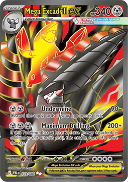 Mega Excadrill ex - Pitch Black (Ultra Rare) [PBL-103]