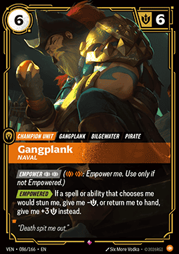 Gangplank, Naval (V.1 - Rare) - Vendetta (Rare) [VEN-086]