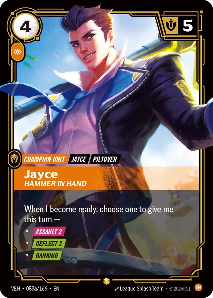 Jayce, Hammer in Hand (V.2 - Showcase) - Vendetta (Showcase) [VEN-088a]
