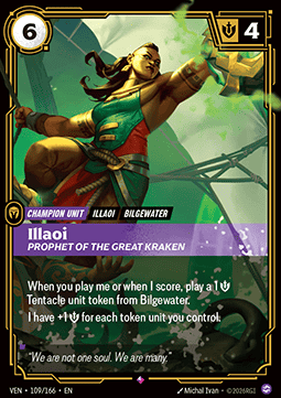 Illaoi, Prophet of the Great Kraken (V.1 - Rare) - Vendetta (Rare) [VEN-109]