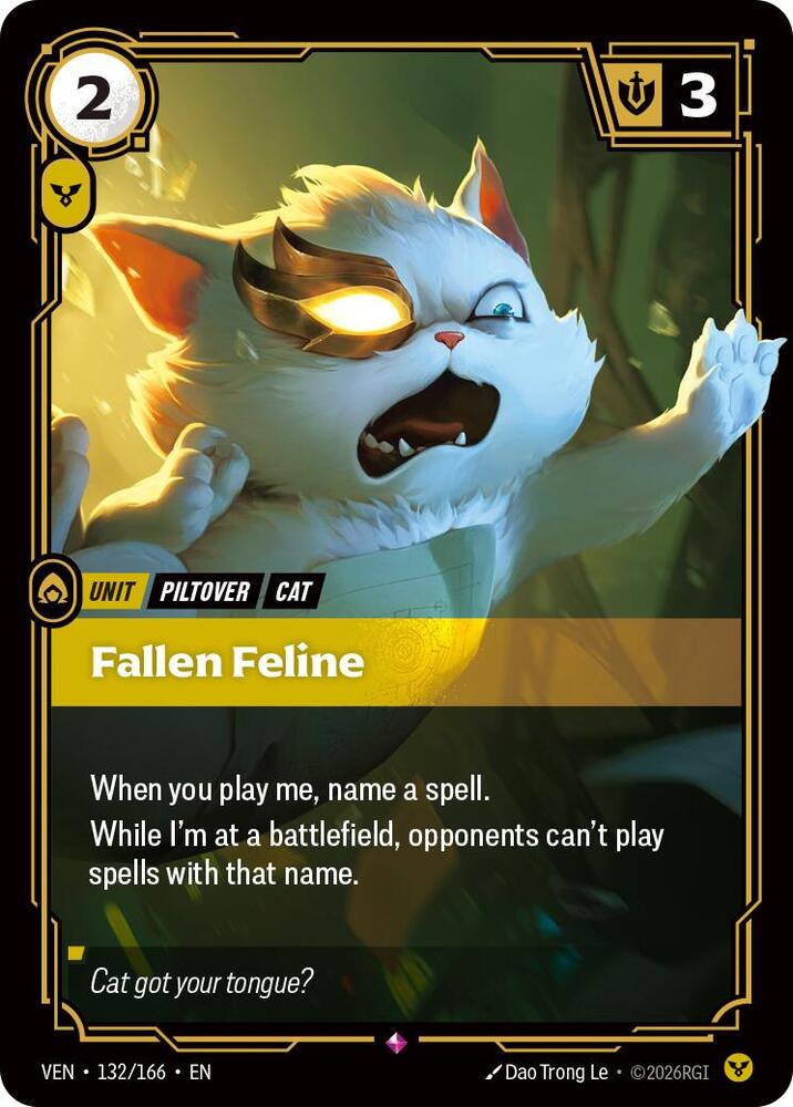Fallen Feline - Vendetta (Rare) [VEN-132]