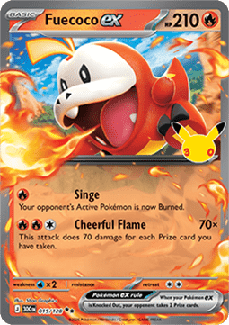 Fuecoco ex - 30th Celebration (Double Rare) [30C-015]