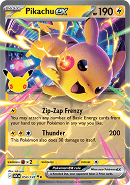 Pikachu ex - 30th Celebration (Double Rare) [30C-054]