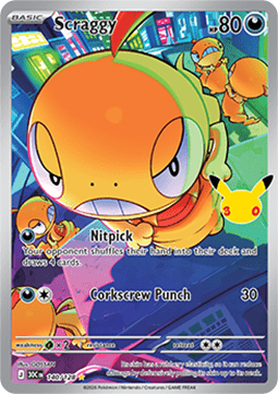 Scraggy - 30th Celebration (Illustration Rare) [30C-140]