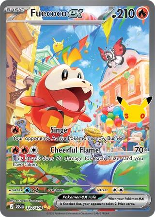 Fuecoco ex - 30th Celebration (Special Illustration Rare) [30C-147]