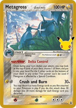 Metagross δ Delta Species - 30th Celebration (Holo Rare) [30C-DS 11]