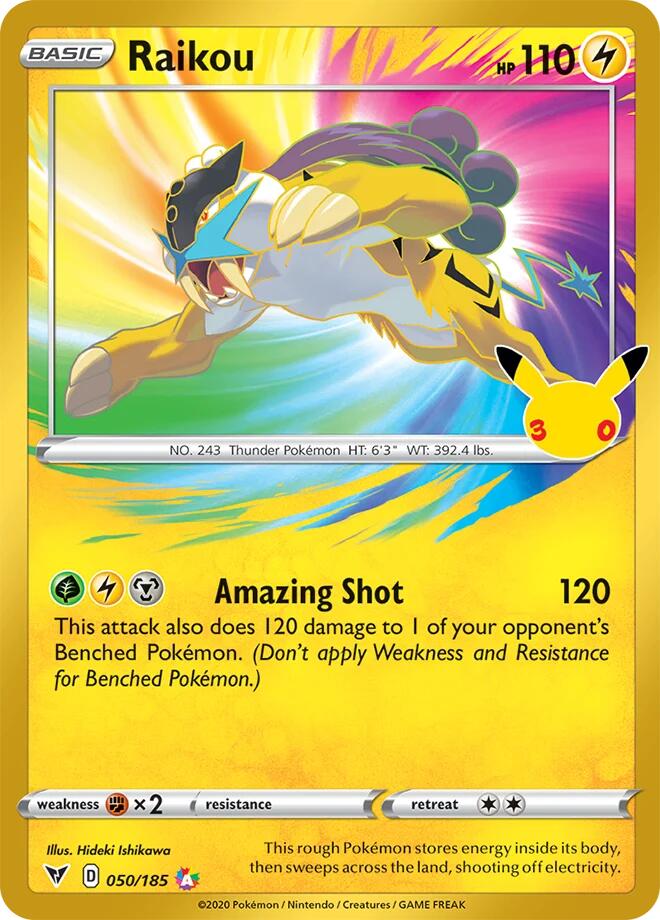 Raikou - 30th Celebration (Amazing Rare) [30C-VIV 50]