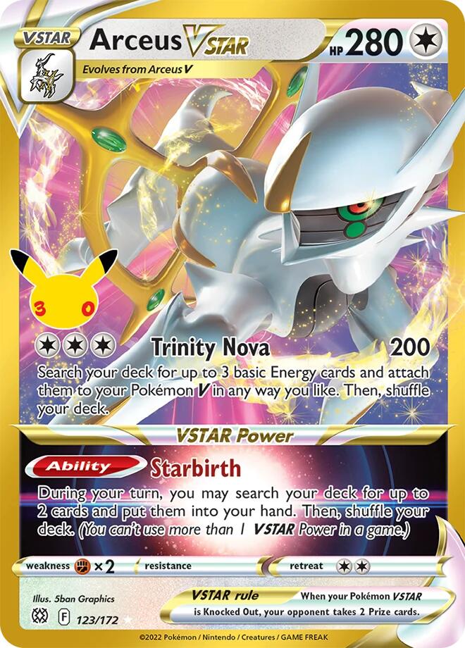 Arceus VSTAR - 30th Celebration (Ultra Rare) [30C-BRS 123]