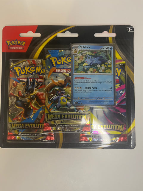 Mega Evolution: Golduck 3-Pack Blister