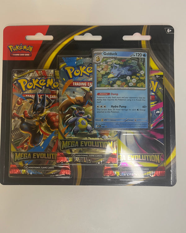 Megafejlődés: Golduck 3-kártyás bliszter