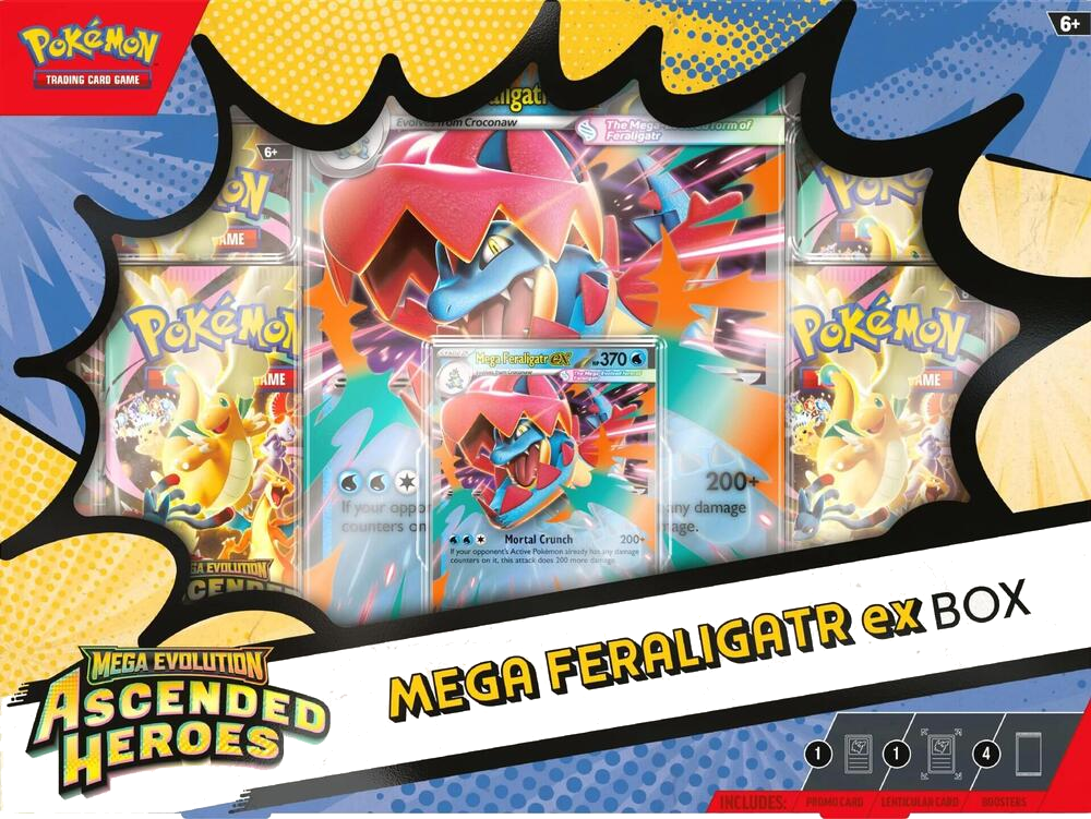 Ascended Heroes: Mega Feraligatr ex Box - Ascended Heroes